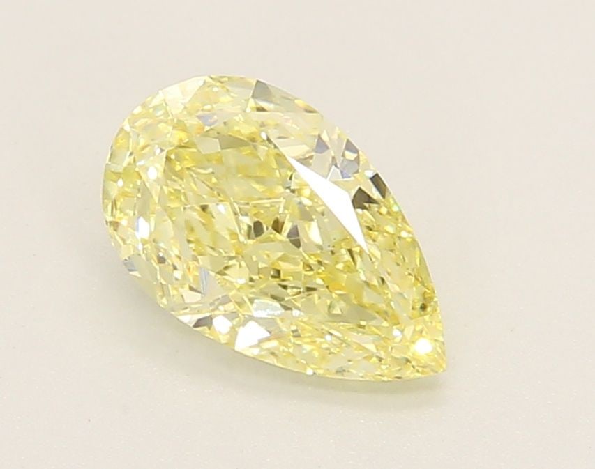 Loose Diamond - PEAR 1.25ct Fancy Intense Yellow VS1: Loose Diamond - PEAR 1.25ct Fancy Intense Yellow VS1 Source: This is a real non-mined Diamond that has been grown in a lab Shape: PEAR Carats: 1.25 Color: Fancy Intense Yellow Certification: IGI Video
