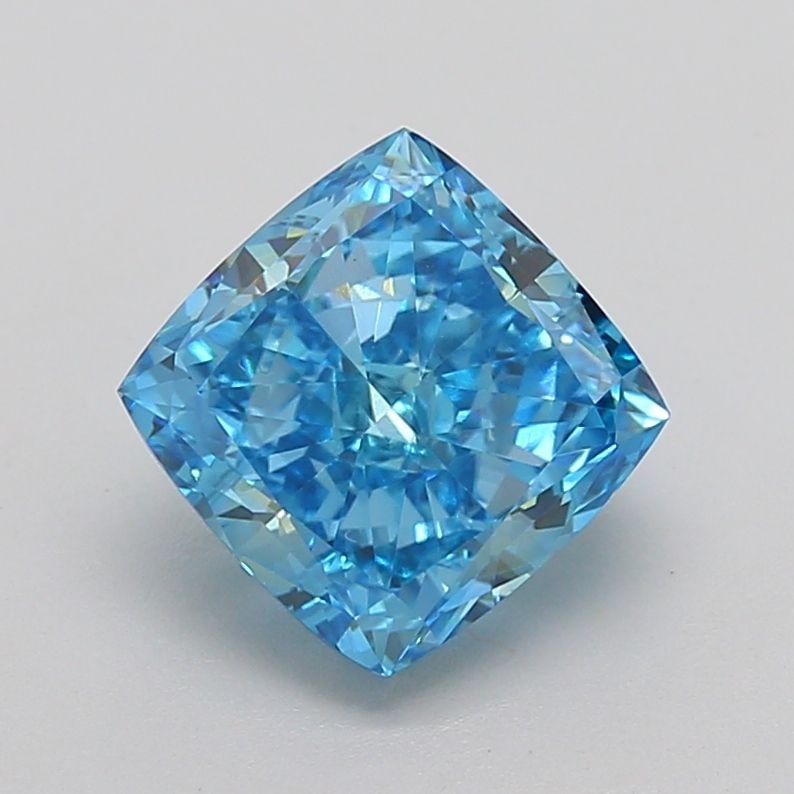 Loose Diamond - CUSHION MODIFIED 3.62ct Fancy Vivid Blue VVS2: Loose Diamond - CUSHION MODIFIED 3.62ct Fancy Vivid Blue VVS2 Source: This is a real non-mined Diamond that has been grown in a lab Shape: CUSHION MODIFIED Carats: 3.62 Color: Fancy Vivid Blue Certifi