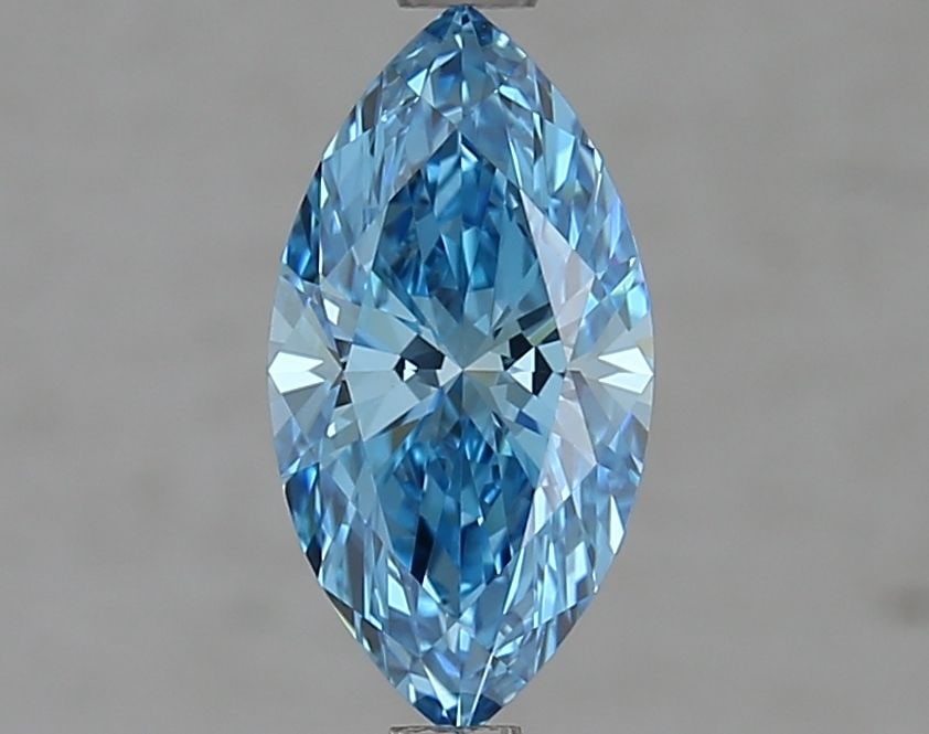 Loose Diamond - MARQUISE 1.24ct Fancy Vivid Blue VVS2: Loose Diamond - MARQUISE 1.24ct Fancy Vivid Blue VVS2 Source: This is a real non-mined Diamond that has been grown in a lab Shape: MARQUISE Carats: 1.24 Color: Fancy Vivid Blue Certification: IGI Vide