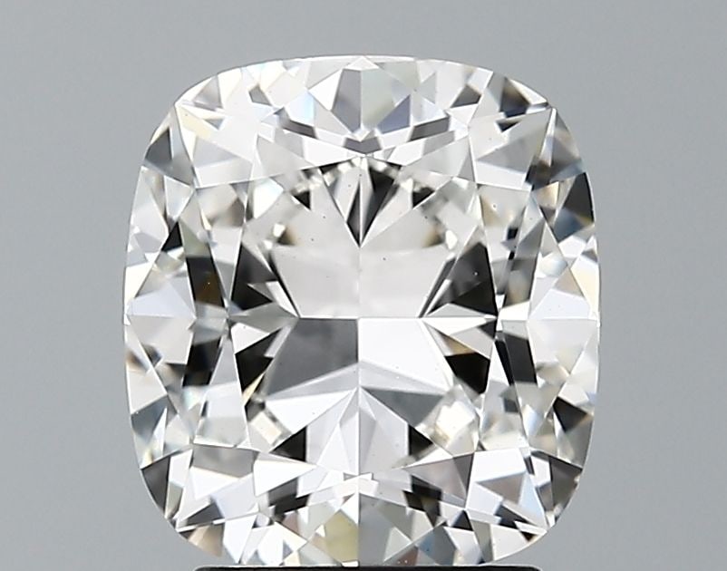 Loose Diamond - CUSHION BRILLIANT 2.2ct H VS1: Loose Diamond - CUSHION BRILLIANT 2.2ct H VS1 Source: This is a real non-mined Diamond that has been grown in a lab Shape: CUSHION BRILLIANT Carats: 2.2 Color: H Clarity: VS1 Certification: GIA Video: