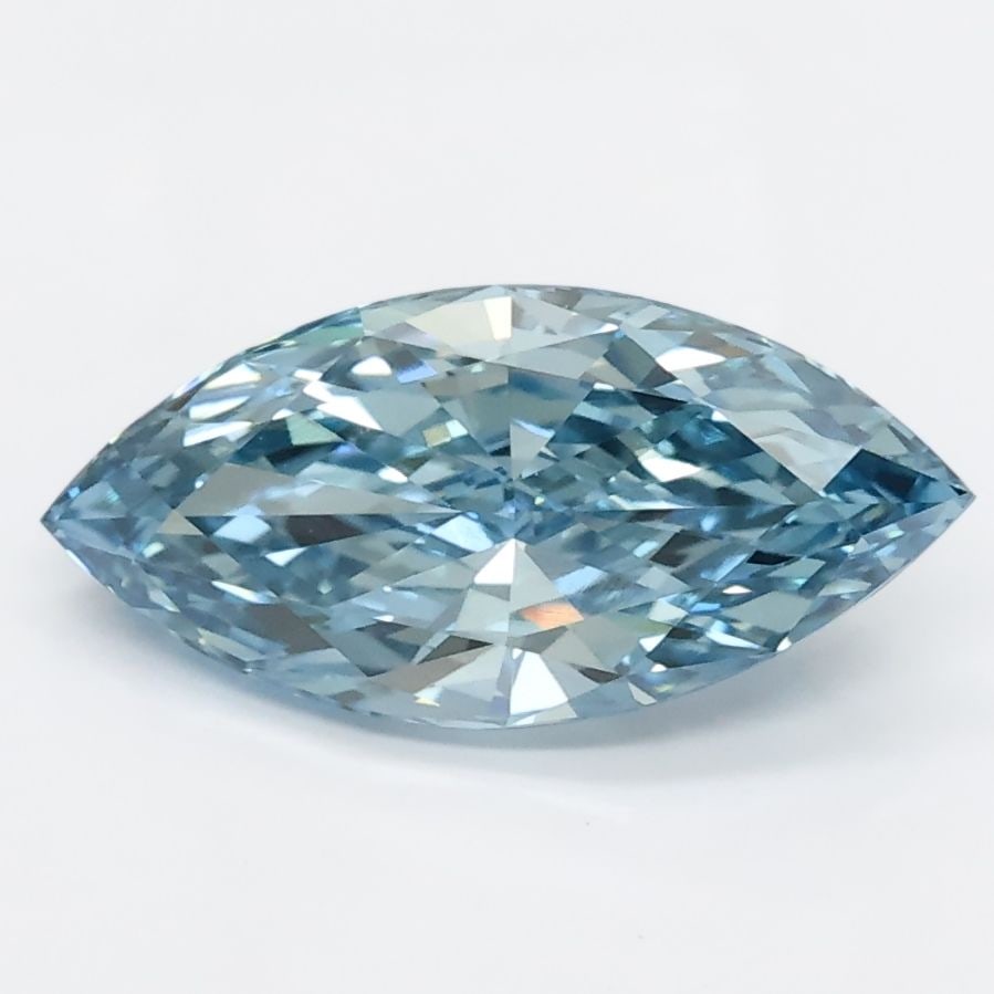Loose Diamond - MARQUISE 1.38ct Blue VS1: Loose Diamond - MARQUISE 1.38ct Blue VS1 Source: This is a real non-mined Diamond that has been grown in a lab Shape: MARQUISE Carats: 1.38 Color: Blue Certification: NONE Video: