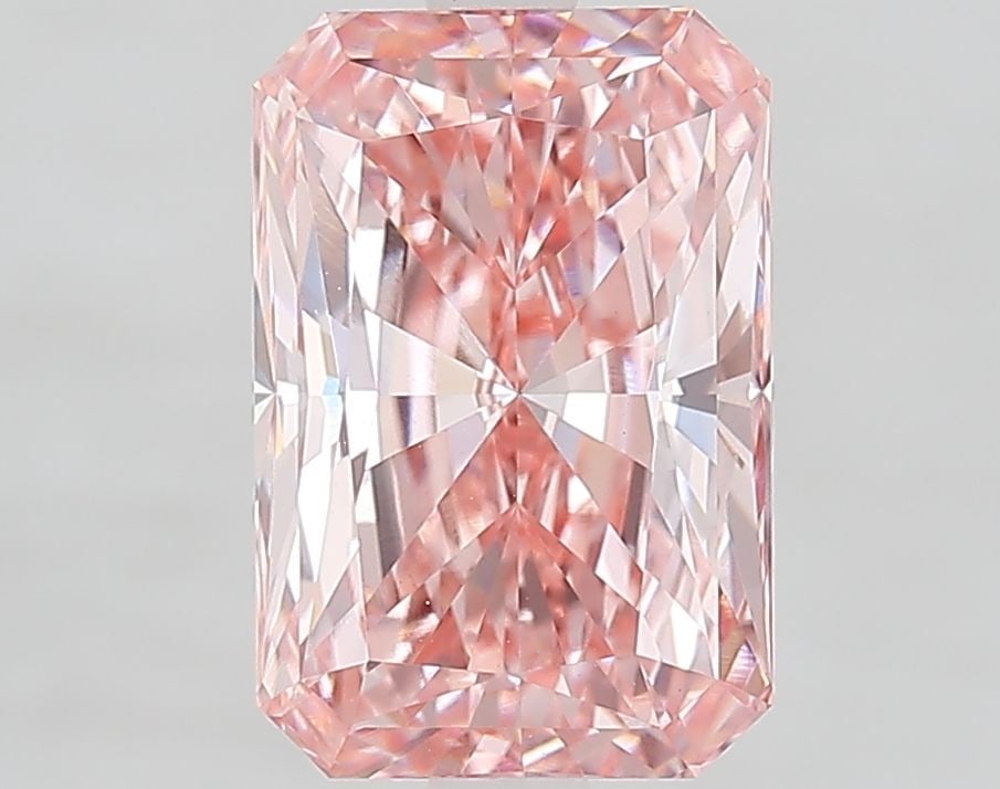 Loose Diamond - RADIANT 3.01ct Fancy Vivid Pink VS1: Loose Diamond - RADIANT 3.01ct Fancy Vivid Pink VS1 Source: This is a real non-mined Diamond that has been grown in a lab Shape: RADIANT Carats: 3.01 Color: Fancy Vivid Pink Certification: IGI Video:
