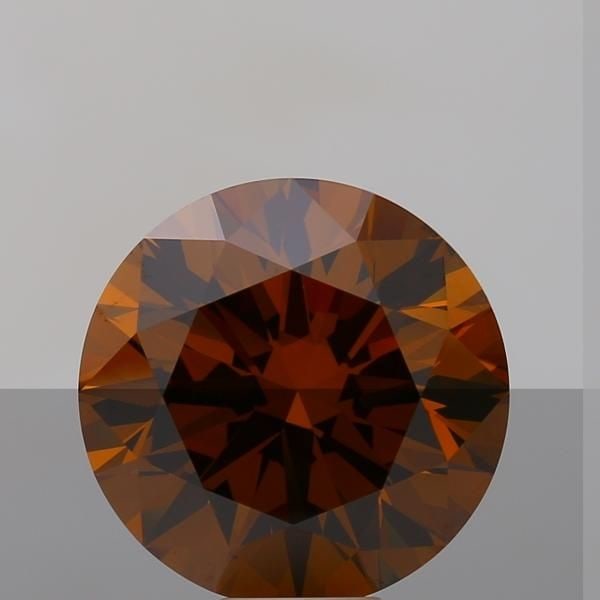 Loose Diamond - ROUND 11.55ct Fancy Dark Orangey Brown VVS1 (1 of 1)