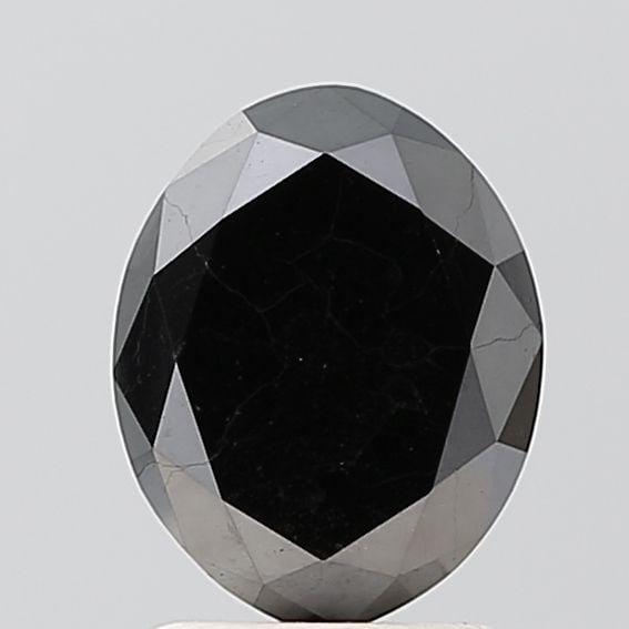 Loose Diamond - OVAL 2.11ct Black VS1: Loose Diamond - OVAL 2.11ct Black VS1 Source: Natural Shape: OVAL Carats: 2.11 Color: Black Certification: NONE Video: