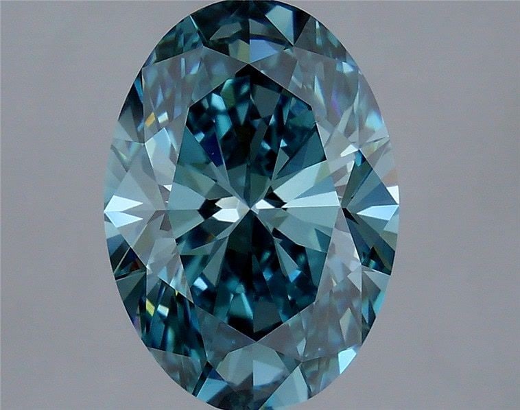 Loose Diamond - OVAL 4.02ct Fancy Vivid Blue VS1: Loose Diamond - OVAL 4.02ct Fancy Vivid Blue VS1 Source: This is a real non-mined Diamond that has been grown in a lab Shape: OVAL Carats: 4.02 Color: Fancy Vivid Blue Certification: IGI Video:
