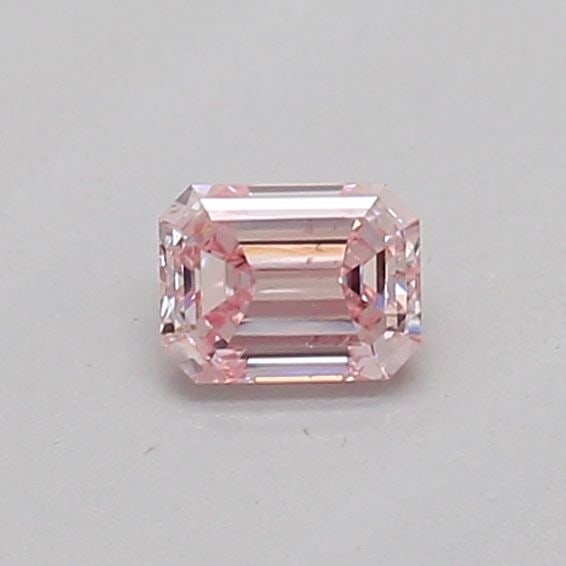 Loose Diamond - EMERALD 0.15ct Fancy Intense Pink VS2: Loose Diamond - EMERALD 0.15ct Fancy Intense Pink VS2 Source: This is a real non-mined Diamond that has been grown in a lab Shape: EMERALD Carats: 0.15 Color: Fancy Intense Pink Certification: IGI Vid