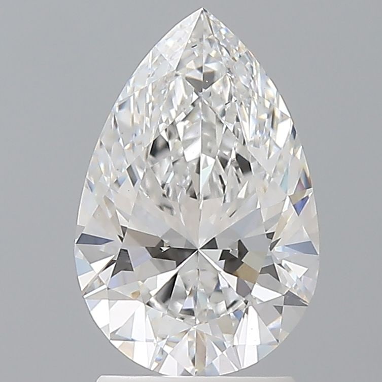 Loose Diamond - PEAR 2.1ct E VS2: Loose Diamond - PEAR 2.1ct E VS2 Source: This is a real non-mined Diamond that has been grown in a lab Shape: PEAR Carats: 2.1 Color: E Clarity: VS2 Certification: IGI Video: