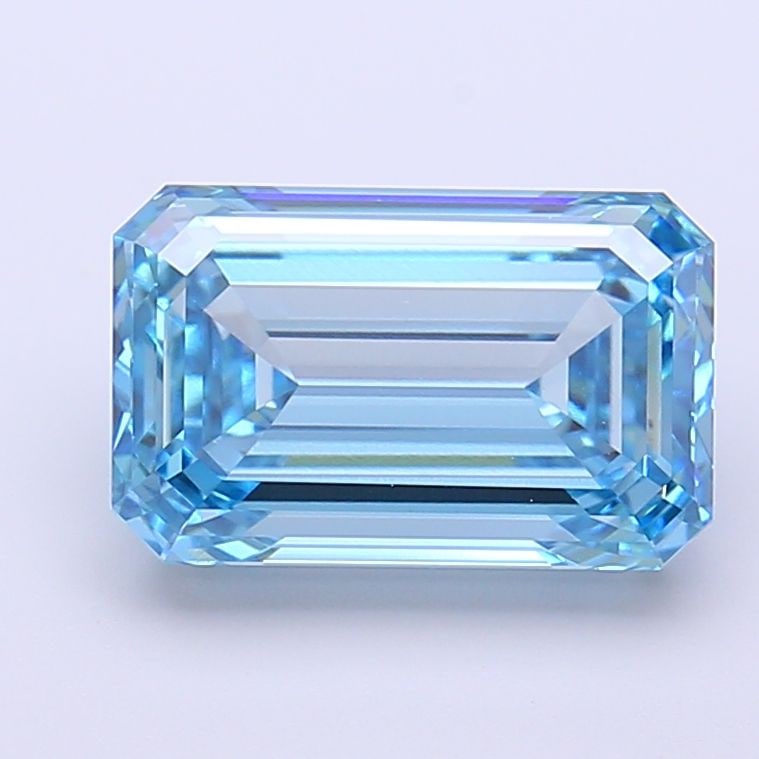 Loose Diamond - EMERALD 3.42ct Fancy Vivid Blue VVS2: Loose Diamond - EMERALD 3.42ct Fancy Vivid Blue VVS2 Source: This is a real non-mined Diamond that has been grown in a lab Shape: EMERALD Carats: 3.42 Color: Fancy Vivid Blue Certification: IGI Video: