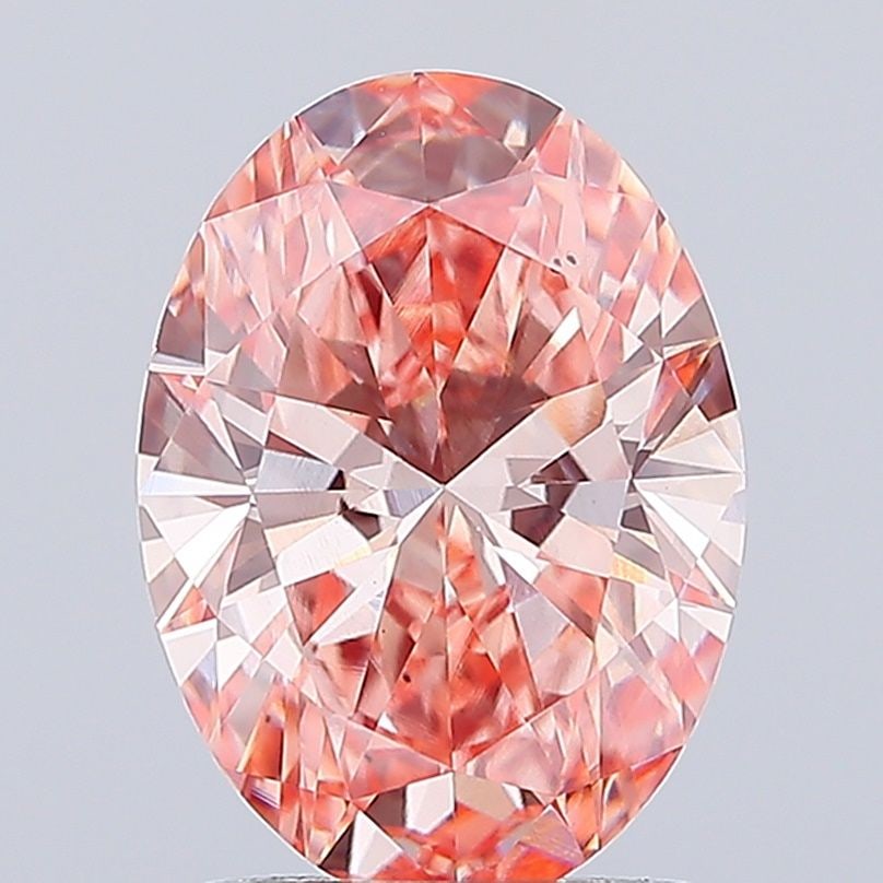 Loose Diamond - OVAL 1.99ct Fancy Vivid Pink VS1: Loose Diamond - OVAL 1.99ct Fancy Vivid Pink VS1 Source: This is a real non-mined Diamond that has been grown in a lab Shape: OVAL Carats: 1.99 Color: Fancy Vivid Pink Certification: IGI Video: