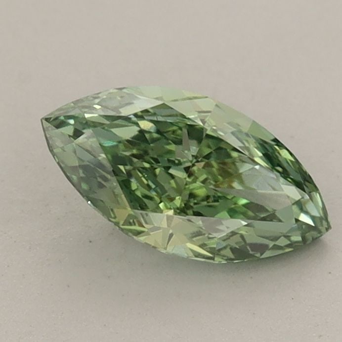 Loose Diamond - MARQUISE 0.84ct Fancy Vivid Green VS1: Loose Diamond - MARQUISE 0.84ct Fancy Vivid Green VS1 Source: This is a real non-mined Diamond that has been grown in a lab Shape: MARQUISE Carats: 0.84 Color: Fancy Vivid Green Certification: IGI Vid