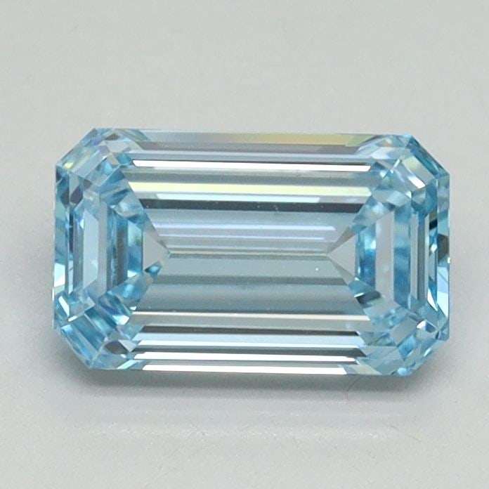 Loose Diamond - EMERALD 1.04ct Fancy Intense Blue VS1: Loose Diamond - EMERALD 1.04ct Fancy Intense Blue VS1 Source: This is a real non-mined Diamond that has been grown in a lab Shape: EMERALD Carats: 1.04 Color: Fancy Intense Blue Certification: IGI Vid