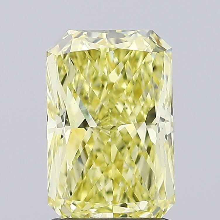 Loose Diamond - RADIANT 1.5ct Fancy Intense Yellow VS1: Loose Diamond - RADIANT 1.5ct Fancy Intense Yellow VS1 Source: This is a real non-mined Diamond that has been grown in a lab Shape: RADIANT Carats: 1.5 Color: Fancy Intense Yellow Certification: IGI V