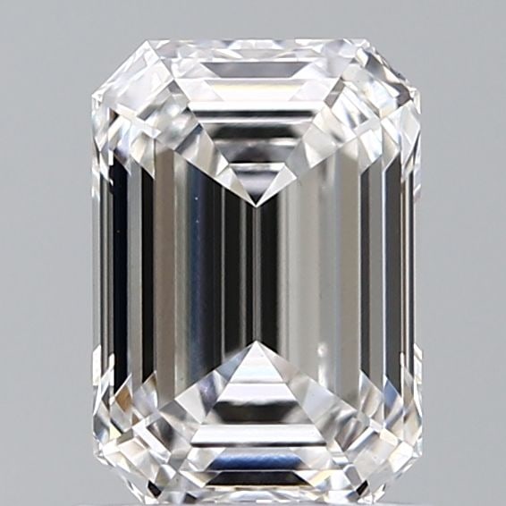 Loose Diamond - EMERALD 1.29ct D VVS2: Loose Diamond - EMERALD 1.29ct D VVS2 Source: This is a real non-mined Diamond that has been grown in a lab Shape: EMERALD Carats: 1.29 Color: D Clarity: VVS2 Certification: IGI Video: