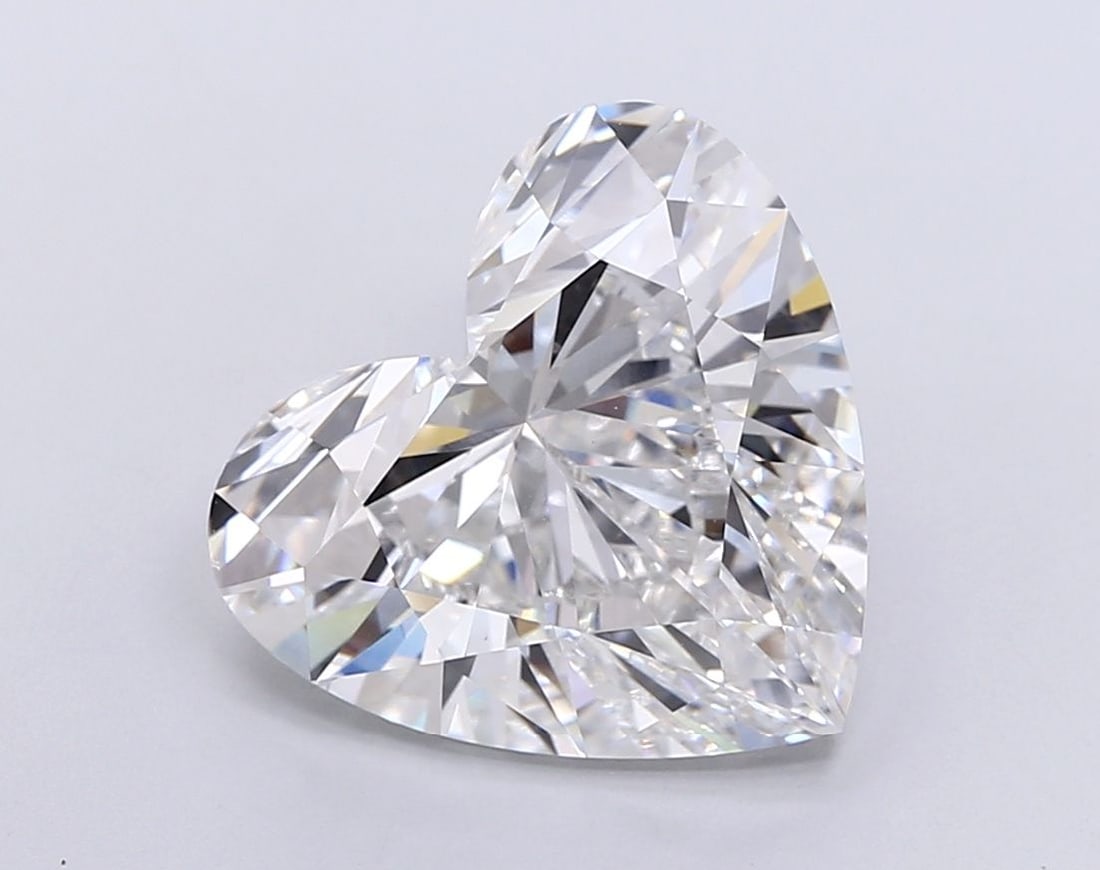 Loose Diamond - HEART 9.01ct F VVS2: Loose Diamond - HEART 9.01ct F VVS2 Source: This is a real non-mined Diamond that has been grown in a lab Shape: HEART Carats: 9.01 Color: F Clarity: VVS2 Certification: IGI Video: