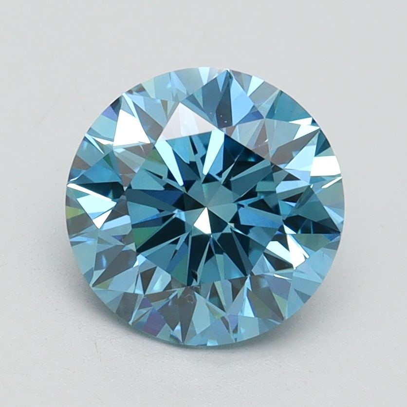 Loose Diamond - ROUND 1.78ct Fancy Vivid Blue VS2: Loose Diamond - ROUND 1.78ct Fancy Vivid Blue VS2 Source: This is a real non-mined Diamond that has been grown in a lab Shape: ROUND Carats: 1.78 Color: Fancy Vivid Blue Certification: IGI Video: