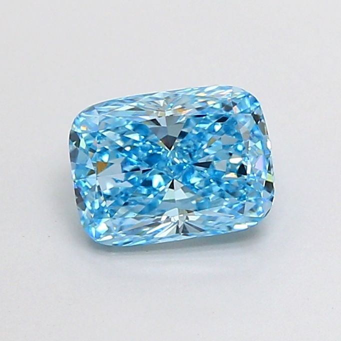 Loose Diamond - CUSHION MODIFIED 1.51ct Fancy Vivid Blue VVS2: Loose Diamond - CUSHION MODIFIED 1.51ct Fancy Vivid Blue VVS2 Source: This is a real non-mined Diamond that has been grown in a lab Shape: CUSHION MODIFIED Carats: 1.51 Color: Fancy Vivid Blue Certifi