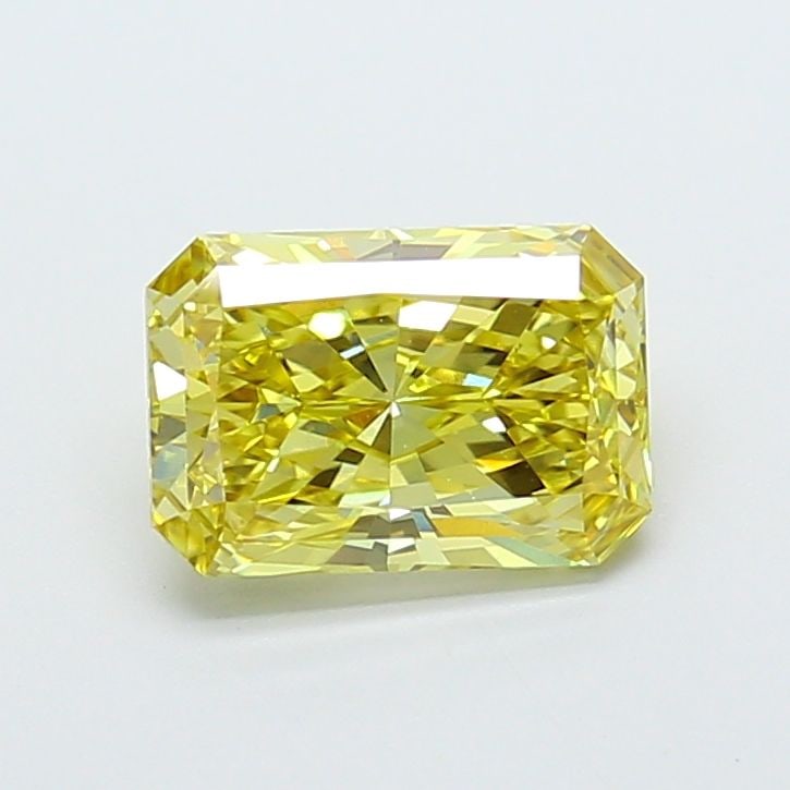 Loose Diamond - RADIANT 2.08ct Fancy Intense Yellow VS1: Loose Diamond - RADIANT 2.08ct Fancy Intense Yellow VS1 Source: This is a real non-mined Diamond that has been grown in a lab Shape: RADIANT Carats: 2.08 Color: Fancy Intense Yellow Certification: IGI