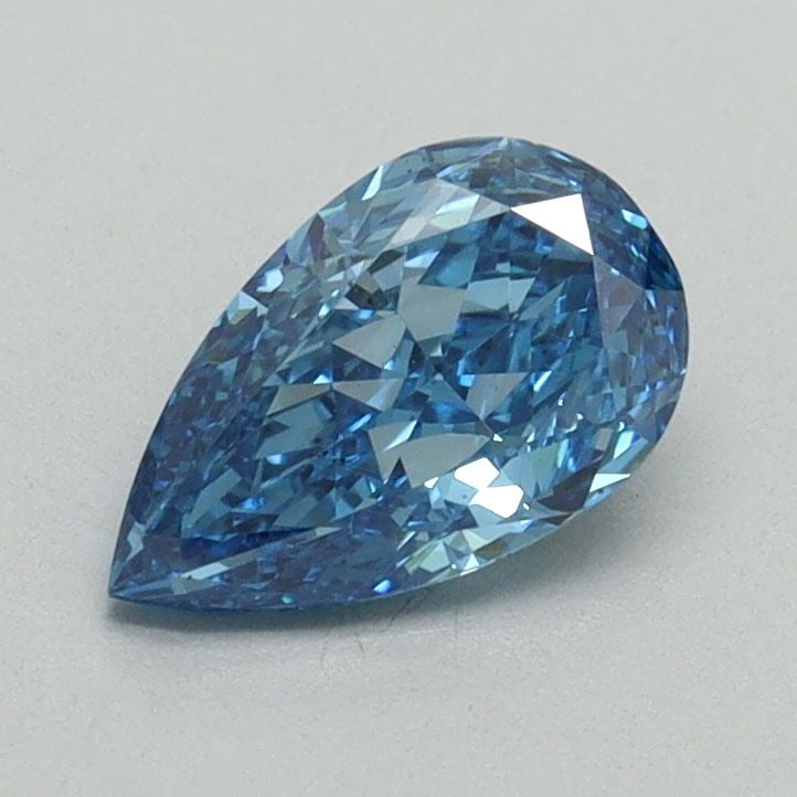 Loose Diamond - PEAR 0.8ct Fancy Vivid Blue VS2: Loose Diamond - PEAR 0.8ct Fancy Vivid Blue VS2 Source: This is a real non-mined Diamond that has been grown in a lab Shape: PEAR Carats: 0.8 Color: Fancy Vivid Blue Certification: IGI Video: