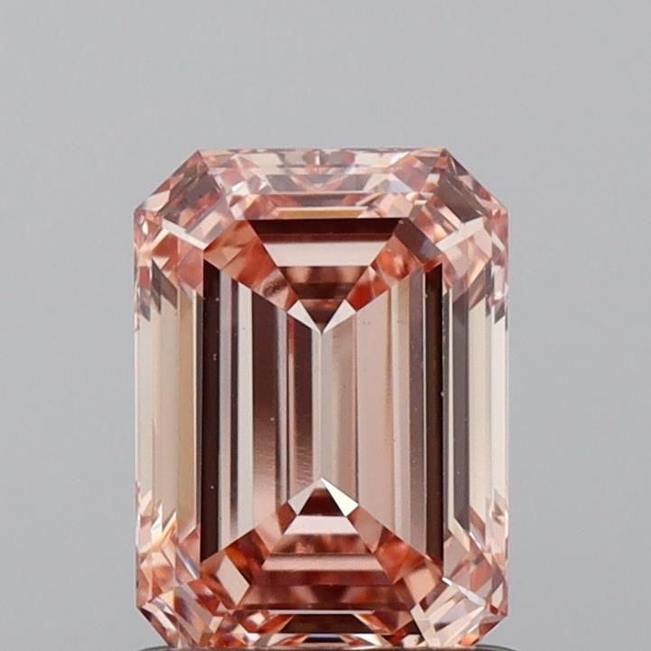 Loose Diamond - EMERALD 1.1ct Fancy Pinkish Brown VS1: Loose Diamond - EMERALD 1.1ct Fancy Pinkish Brown VS1 Source: This is a real non-mined Diamond that has been grown in a lab Shape: EMERALD Carats: 1.1 Color: Fancy Pinkish Brown Certification: IGI Vid