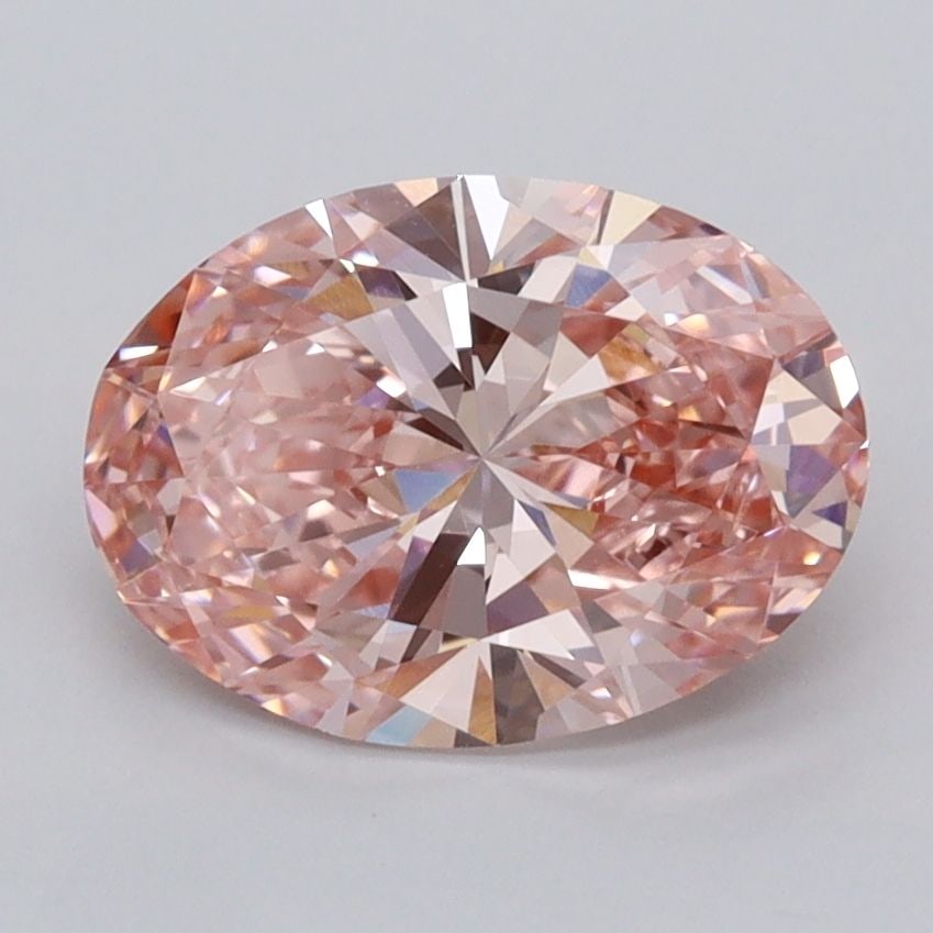 Loose Diamond - OVAL 2.0ct Fancy Vivid Pink VVS2: Loose Diamond - OVAL 2.0ct Fancy Vivid Pink VVS2 Source: This is a real non-mined Diamond that has been grown in a lab Shape: OVAL Carats: 2.0 Color: Fancy Vivid Pink Certification: IGI Video: