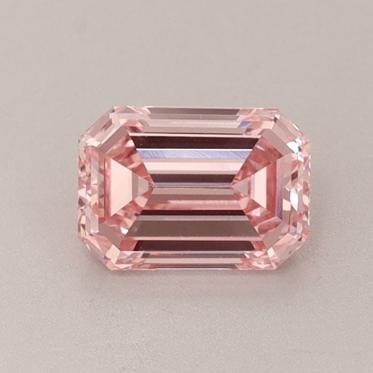 Loose Diamond - EMERALD 0.78ct Fancy Intense Pink VS1: Loose Diamond - EMERALD 0.78ct Fancy Intense Pink VS1 Source: This is a real non-mined Diamond that has been grown in a lab Shape: EMERALD Carats: 0.78 Color: Fancy Intense Pink Certification: IGI Vid
