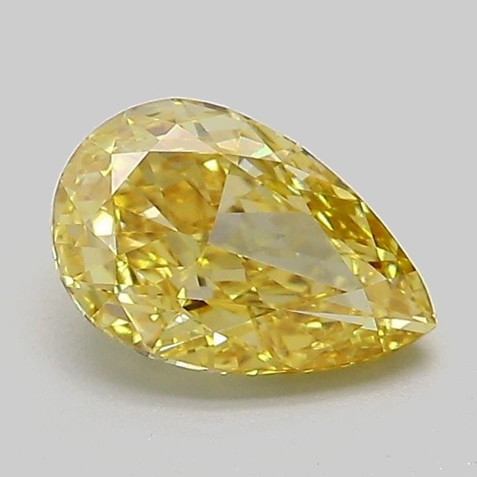 Loose Diamond - PEAR 1.01ct Fancy Intense Yellow VS1: Loose Diamond - PEAR 1.01ct Fancy Intense Yellow VS1 Source: This is a real non-mined Diamond that has been grown in a lab Shape: PEAR Carats: 1.01 Color: Fancy Intense Yellow Certification: IGI