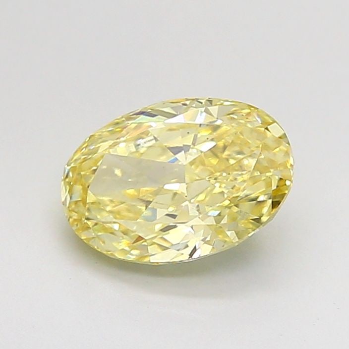Loose Diamond - OVAL 1.27ct Fancy Intense Yellow VS2: Loose Diamond - OVAL 1.27ct Fancy Intense Yellow VS2 Source: This is a real non-mined Diamond that has been grown in a lab Shape: OVAL Carats: 1.27 Color: Fancy Intense Yellow Certification: IGI Video
