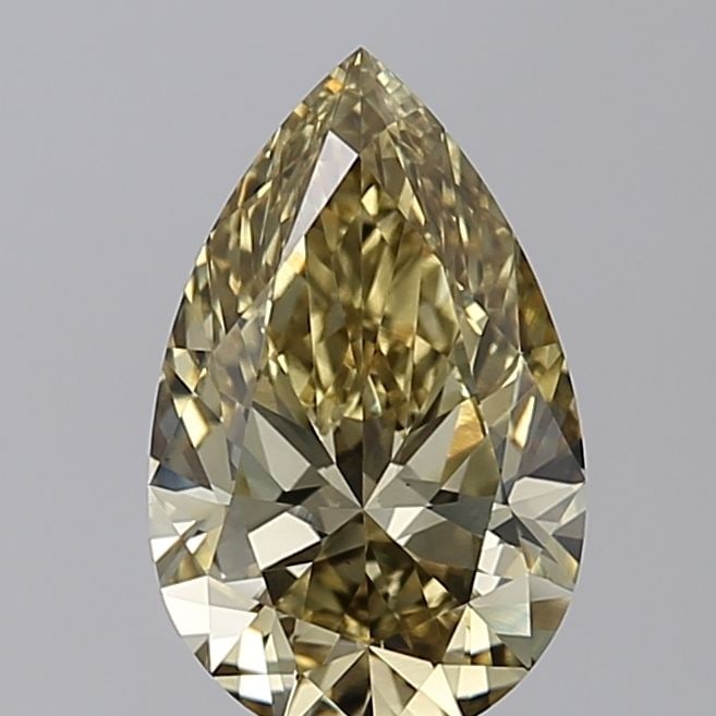 Loose Diamond - PEAR 1.52ct Fancy Intense Yellow VS1: Loose Diamond - PEAR 1.52ct Fancy Intense Yellow VS1 Source: This is a real non-mined Diamond that has been grown in a lab Shape: PEAR Carats: 1.52 Color: Fancy Intense Yellow Certification: IGI Video