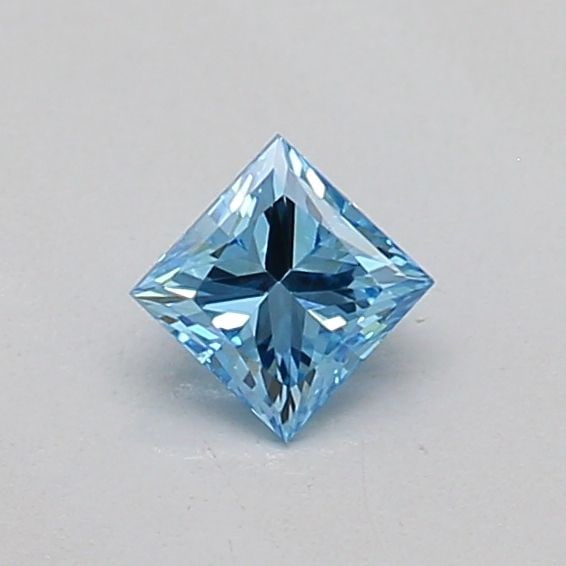 Loose Diamond - PRINCESS 0.16ct Fancy Vivid Blue VS1: Loose Diamond - PRINCESS 0.16ct Fancy Vivid Blue VS1 Source: This is a real non-mined Diamond that has been grown in a lab Shape: PRINCESS Carats: 0.16 Color: Fancy Vivid Blue Certification: IGI PLEAS