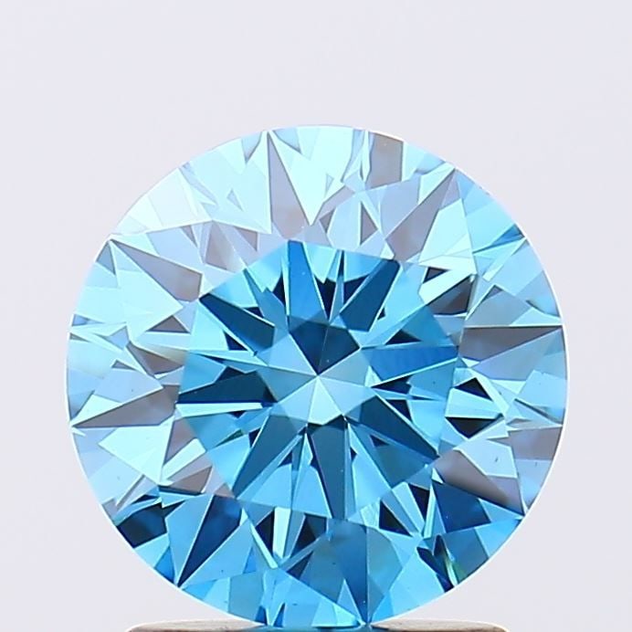 Ideal Loose Diamond - ROUND 1.85ct Fancy Vivid Blue VS1: Ideal Loose Diamond - ROUND 1.85ct Fancy Vivid Blue VS1 Source: This is a real non-mined Diamond that has been grown in a lab Shape: ROUND Carats: 1.85 Color: Fancy Vivid Blue Certification: IGI Video