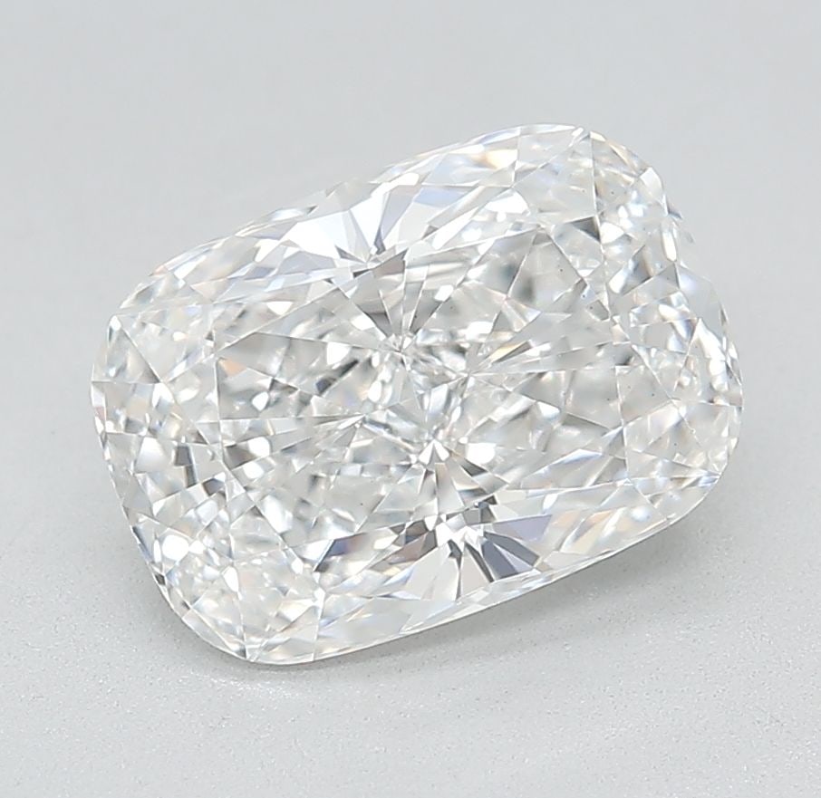 Loose Diamond - CUSHION MODIFIED 2.65ct E VS1: Loose Diamond - CUSHION MODIFIED 2.65ct E VS1 Source: This is a real non-mined Diamond that has been grown in a lab Shape: CUSHION MODIFIED Carats: 2.65 Color: E Clarity: VS1 Certification: IGI Video: