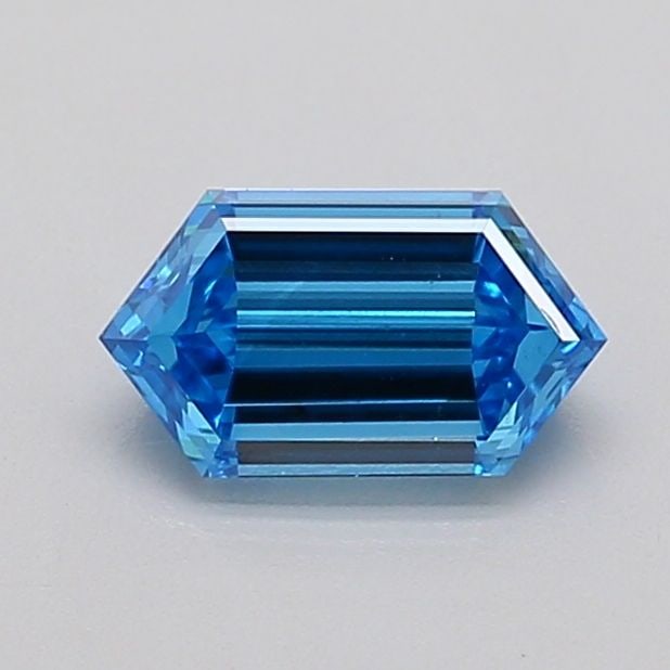 Loose Diamond - HEXAGONAL 0.87ct Fancy Vivid Blue VS1: Loose Diamond - HEXAGONAL 0.87ct Fancy Vivid Blue VS1 Source: This is a real non-mined Diamond that has been grown in a lab Shape: HEXAGONAL Carats: 0.87 Color: Fancy Vivid Blue Certification: IGI Vid