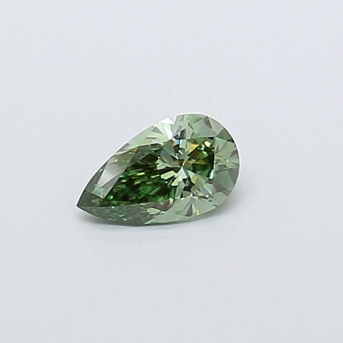 Loose Diamond - PEAR 0.62ct Fancy Vivid Green VS1: Loose Diamond - PEAR 0.62ct Fancy Vivid Green VS1 Source: This is a real non-mined Diamond that has been grown in a lab Shape: PEAR Carats: 0.62 Color: Fancy Vivid Green Certification: IGI Video: