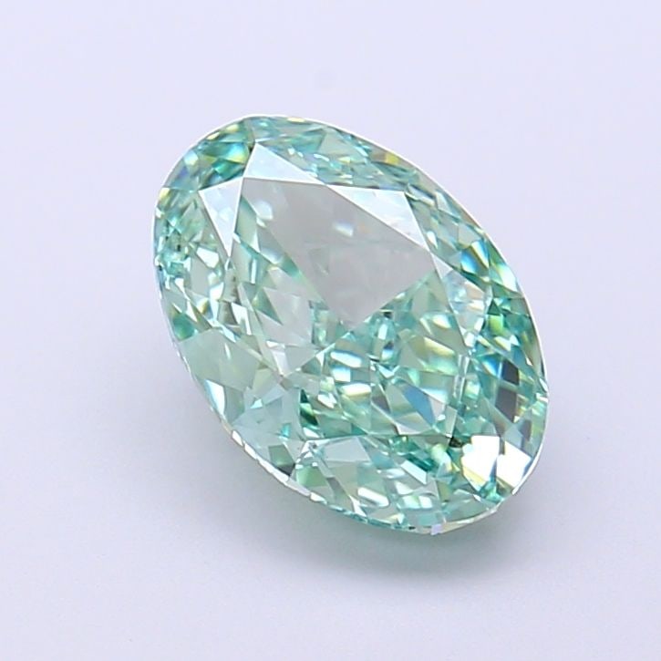 Loose Diamond - OVAL 2.09ct Fancy Vivid Green VS1: Loose Diamond - OVAL 2.09ct Fancy Vivid Green VS1 Source: This is a real non-mined Diamond that has been grown in a lab Shape: OVAL Carats: 2.09 Color: Fancy Vivid Green Certification: IGI Video: