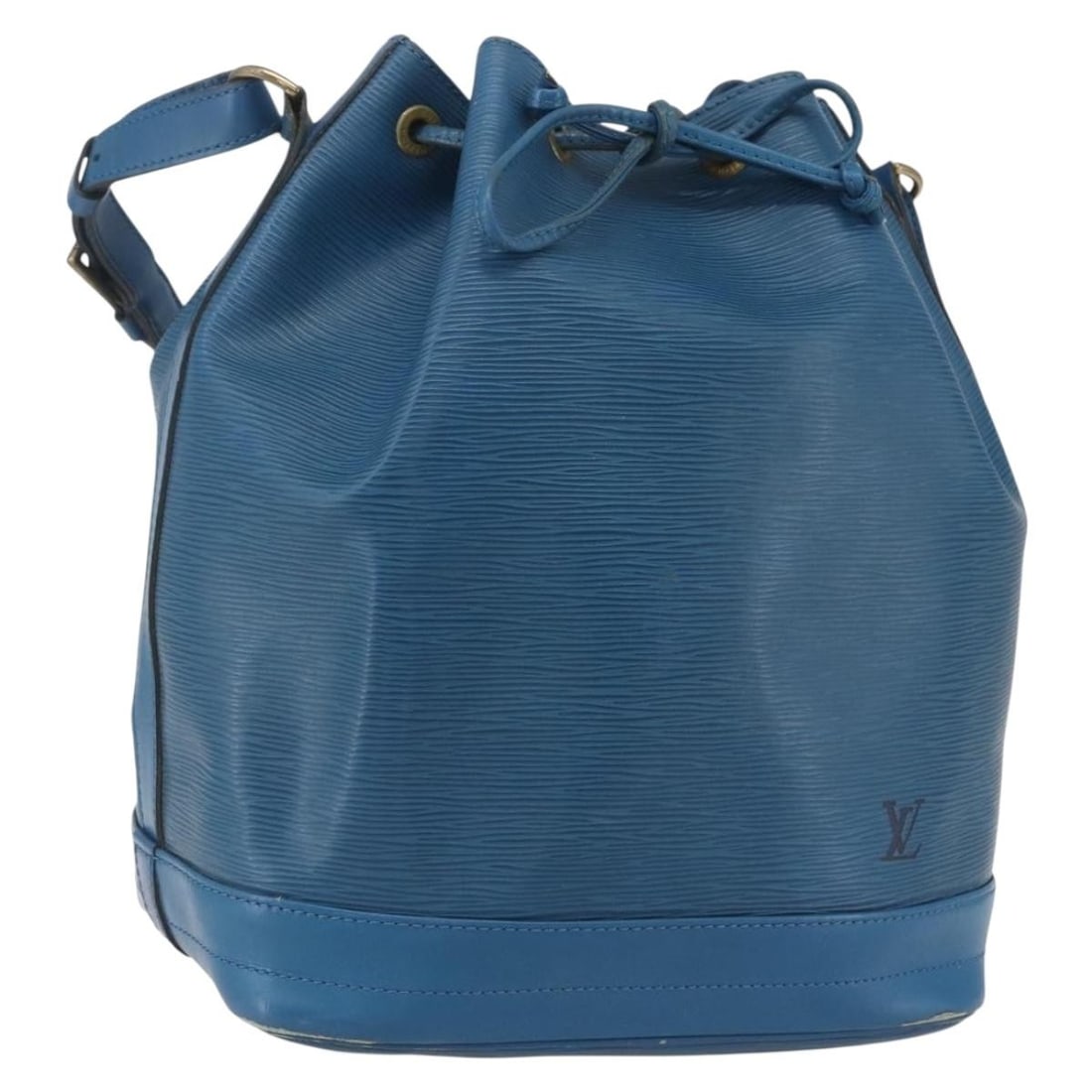Louis Vuitton Epi Leather Noe Toledo Blue Shoulder Bag M44005 France: Louis Vuitton Epi Leather Noe Toledo Blue Shoulder Bag M44005 France This Louis Vuitton Epi Noe shoulder bag in Toledo Blue features durable Epi leather with a spacious main compartment. The bag inclu
