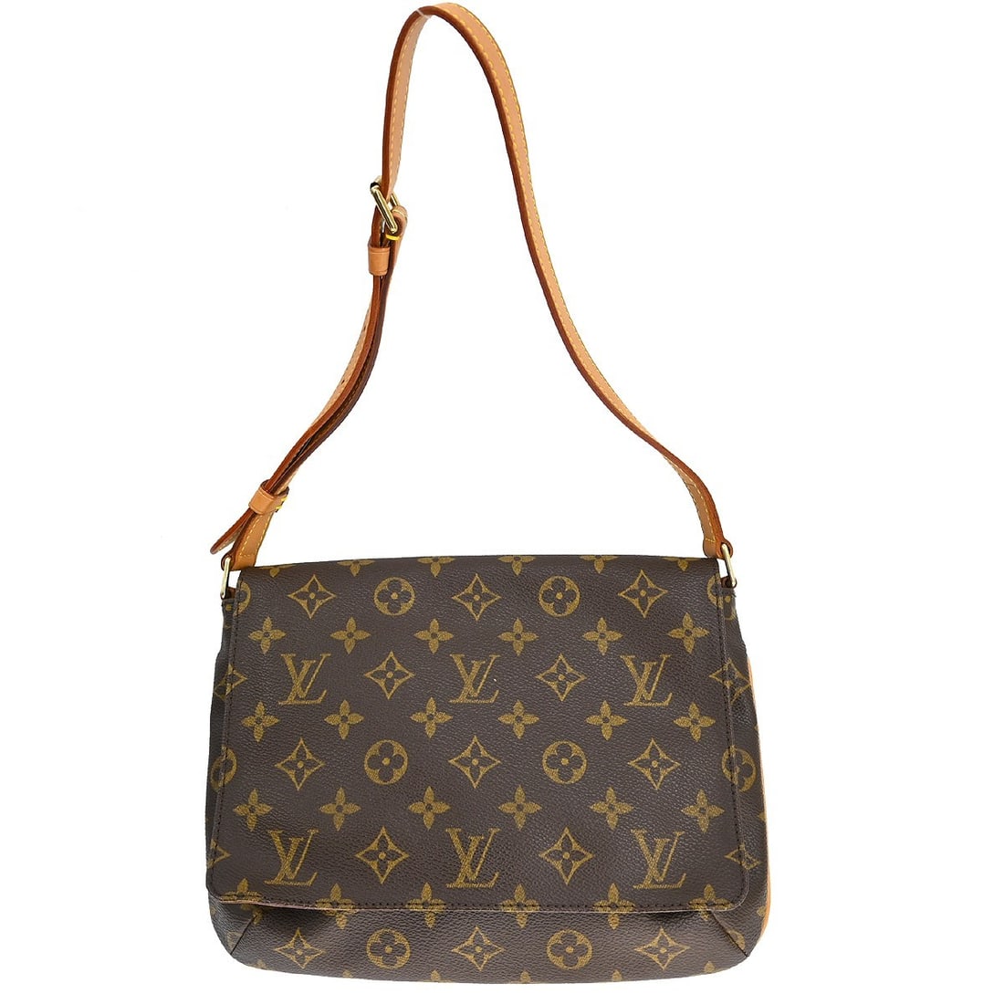 Louis Vuitton Musette Tango Monogram Canvas Shoulder Bag: Louis Vuitton Musette Tango Monogram Canvas Shoulder Bag This is a Louis Vuitton Musette Tango short shoulder bag, crafted in monogram canvas with a brown exterior and beige Alcantara lining. The medi