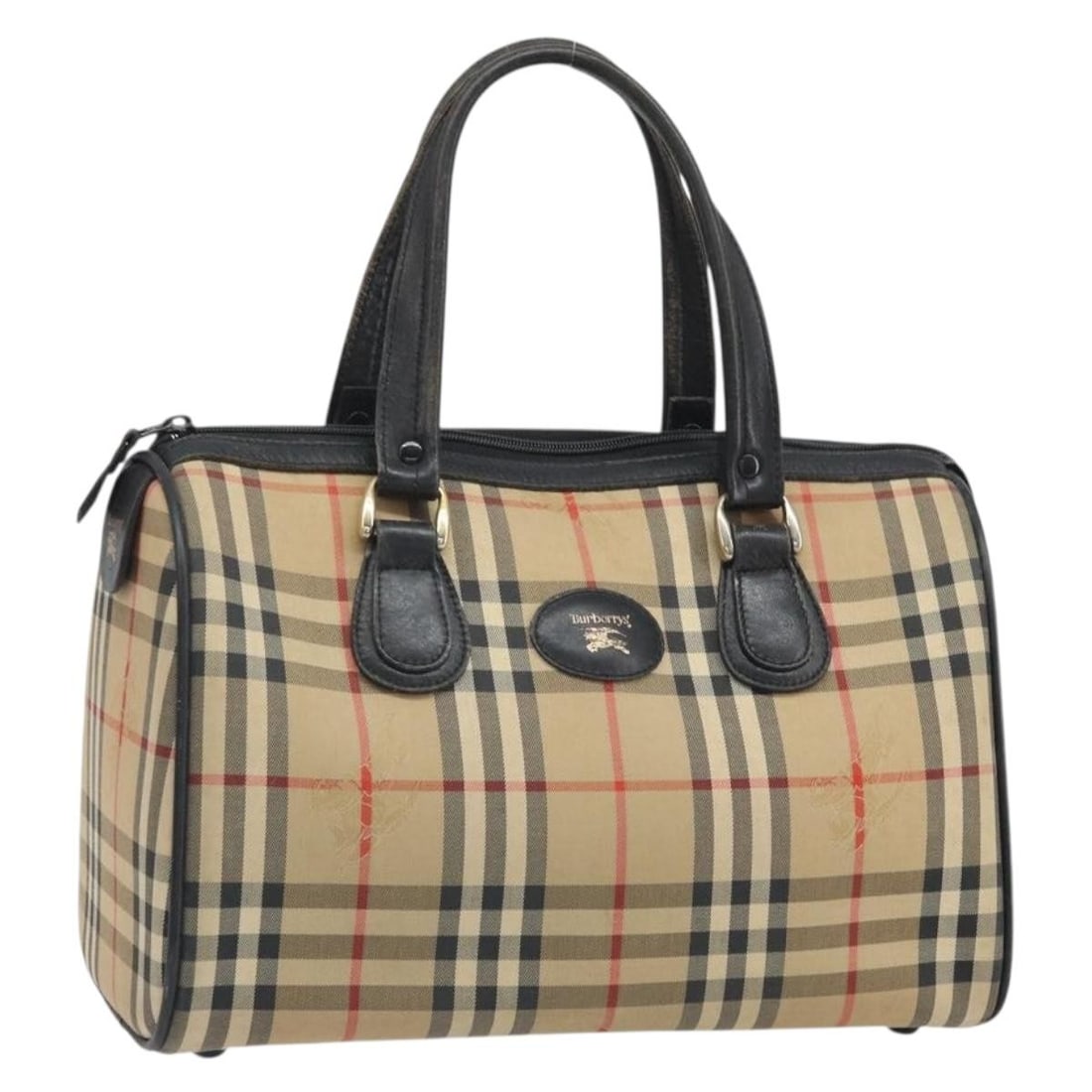 Burberrys Canvas Nova Check Beige Gold Women's Handbag: Burberrys Canvas Nova Check Beige Gold Women's Handbag This Burberrys Nova Check hand bag is crafted from beige and gold canvas and designed for women. The bag features a spacious main compartment wit