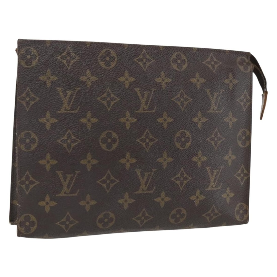 LOUIS VUITTON Monogram Poche Toilette 26 Pouch M47542 LV Authentic: LOUIS VUITTON Monogram Poche Toilette 26 Pouch M47542 LV Authentic This LOUIS VUITTON Monogram Poche Toilette 26 Pouch, model M47542, is a stylish accessory crafted from durable Monogram Canvas. The e