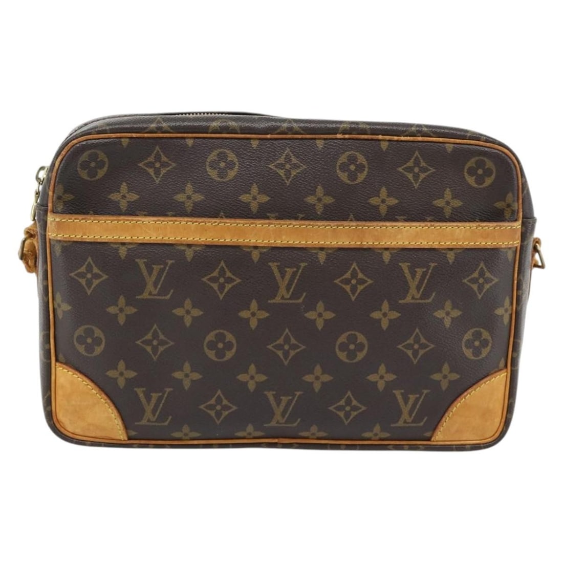 Louis Vuitton Trocadero Monogram Canvas Handbag: Louis Vuitton Trocadero Monogram Canvas Handbag This Louis Vuitton Trocadero Handbag features the iconic Monogram canvas in a multicolour design. Designed for unisex use, it offers a classic silhouett