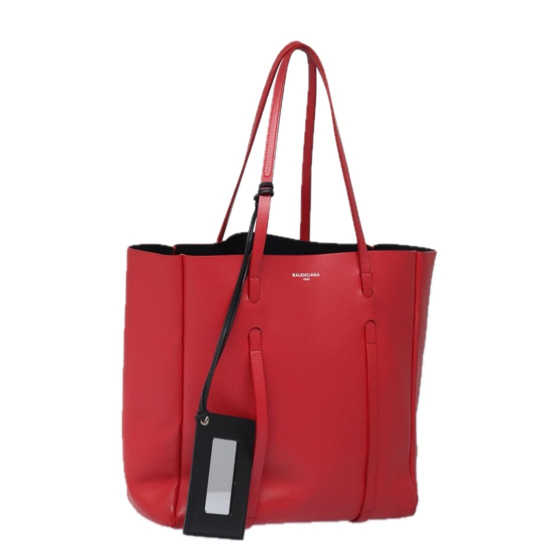 Balenciaga red leather Everyday S tote mirror included (1 of 18)