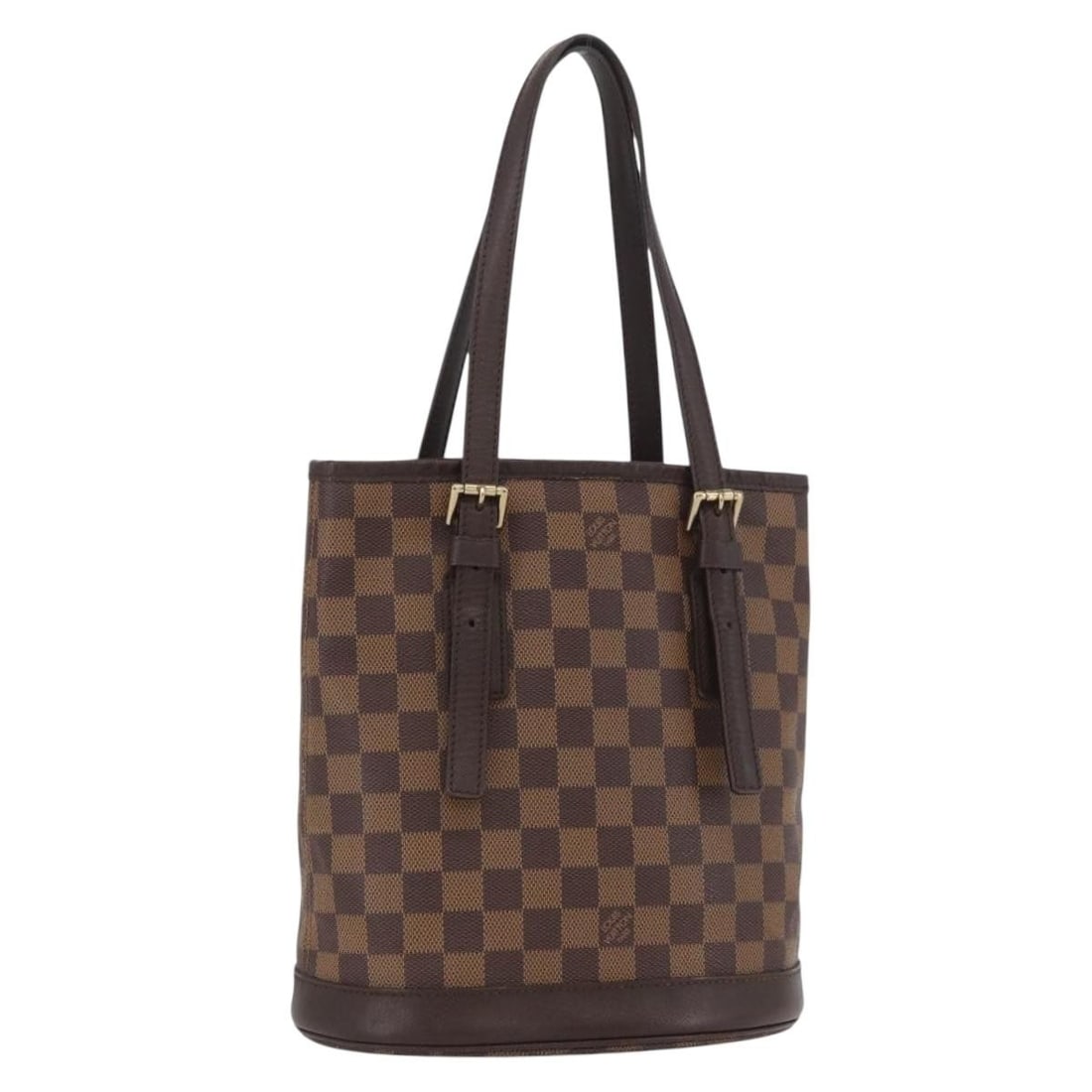 Damier Ebene Canvas Marais Shoulder Bag by Louis Vuitton N42240: Damier Ebene Canvas Marais Shoulder Bag by Louis Vuitton N42240 This Louis Vuitton Damier Ebene Marais shoulder bag features the signature Damier Ebene canvas in a classic brown color. Designed for wo