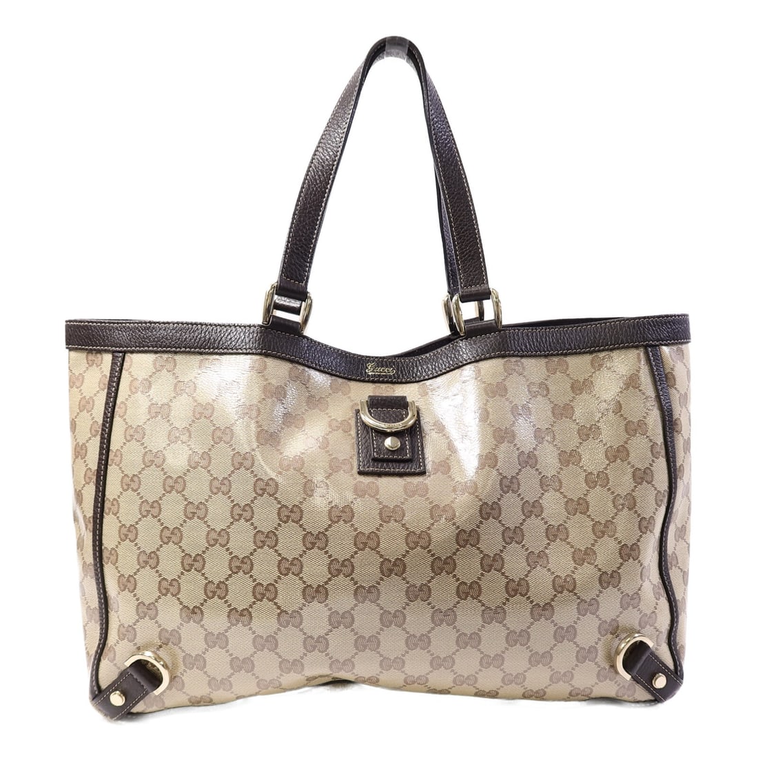 Gucci Brown PVC Coated Canvas Tote Bag 293580 GHW (1 of 14)