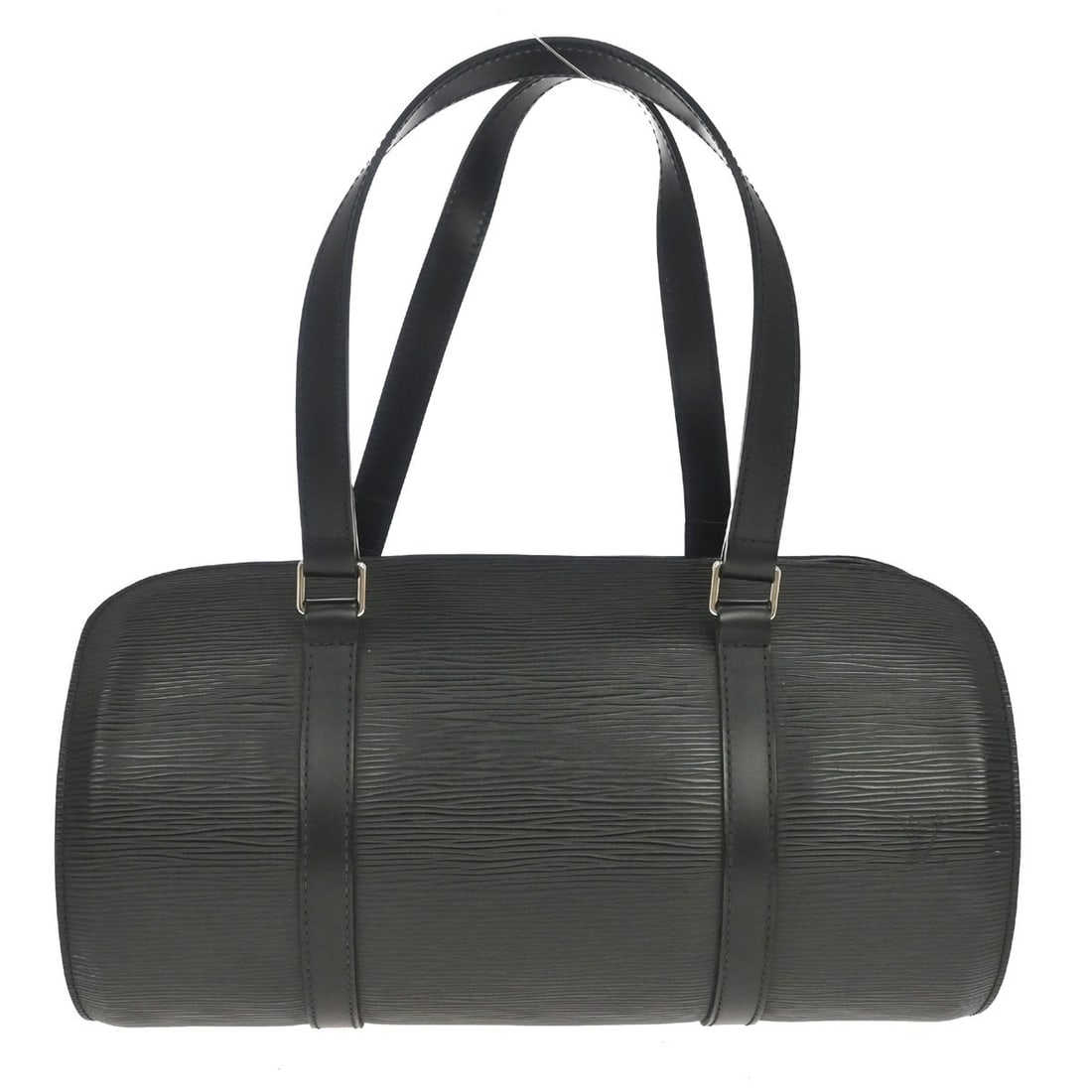 Louis Vuitton Soufflot Black Epi Leather Handbag M52862 MI1015: Louis Vuitton Soufflot Black Epi Leather Handbag M52862 MI1015 This Louis Vuitton Soufflot handbag features the signature black Epi leather, known for its textured durability and timeless aesthetic. T