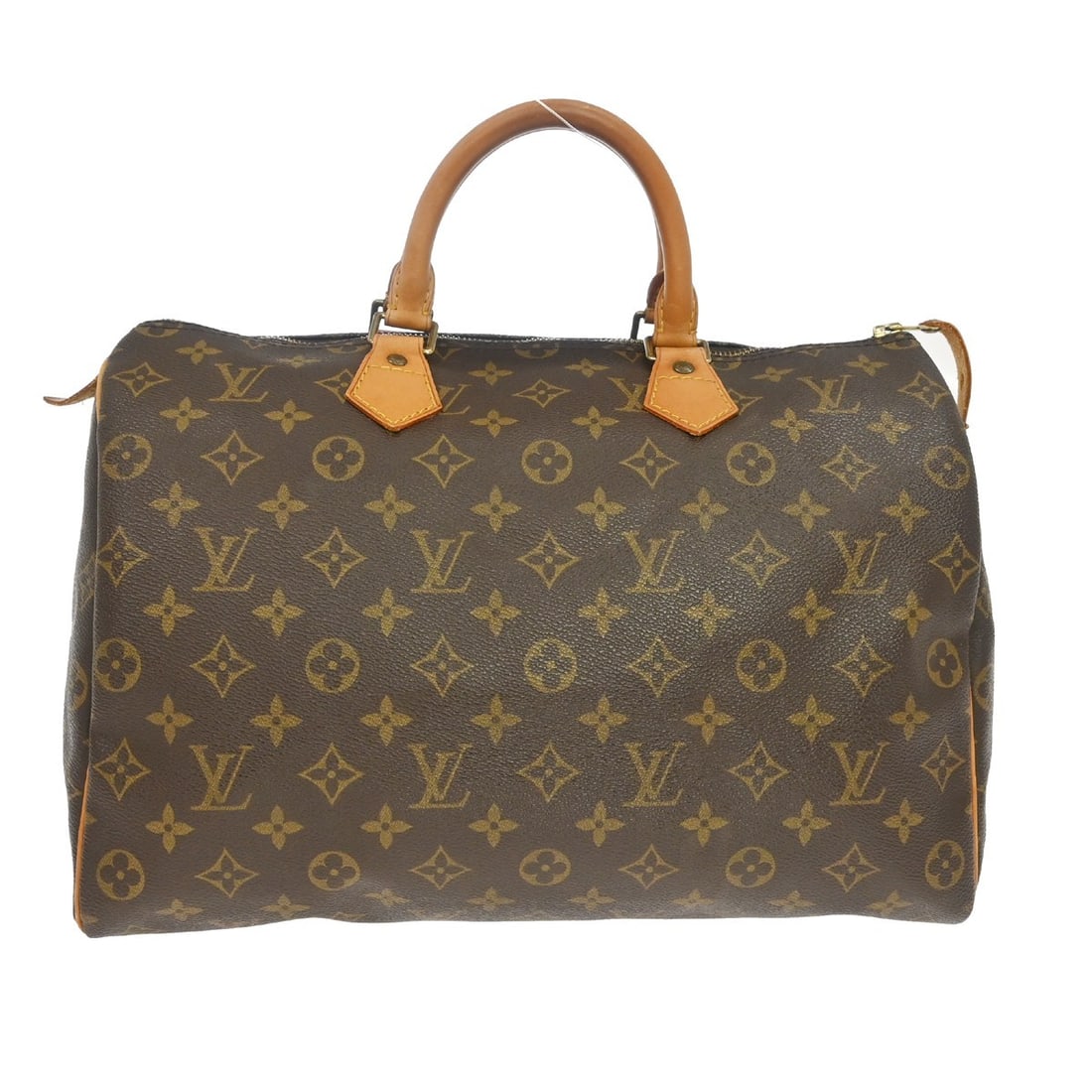 Louis Vuitton Speedy Brown Canvas Handbag 35cm x 23cm x 18cm: Louis Vuitton Speedy Brown Canvas Handbag 35cm x 23cm x 18cm This Louis Vuitton Speedy handbag features the iconic monogram canvas in brown, designed for female use. Crafted in France, the bag shows v
