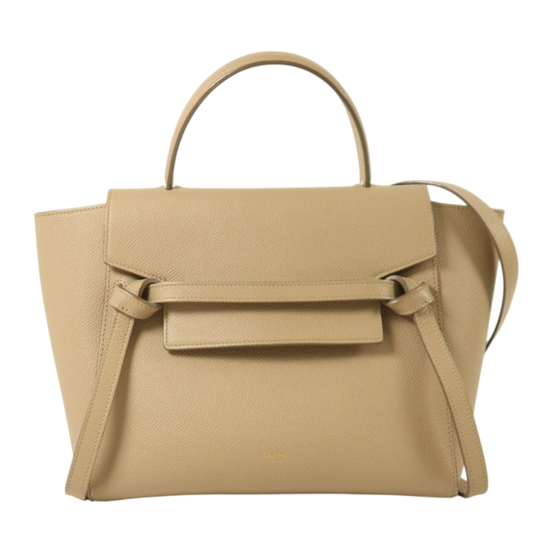 CELINE GHW Beige Calfskin 2way Shoulder Bag Belt Bag (1 of 18)