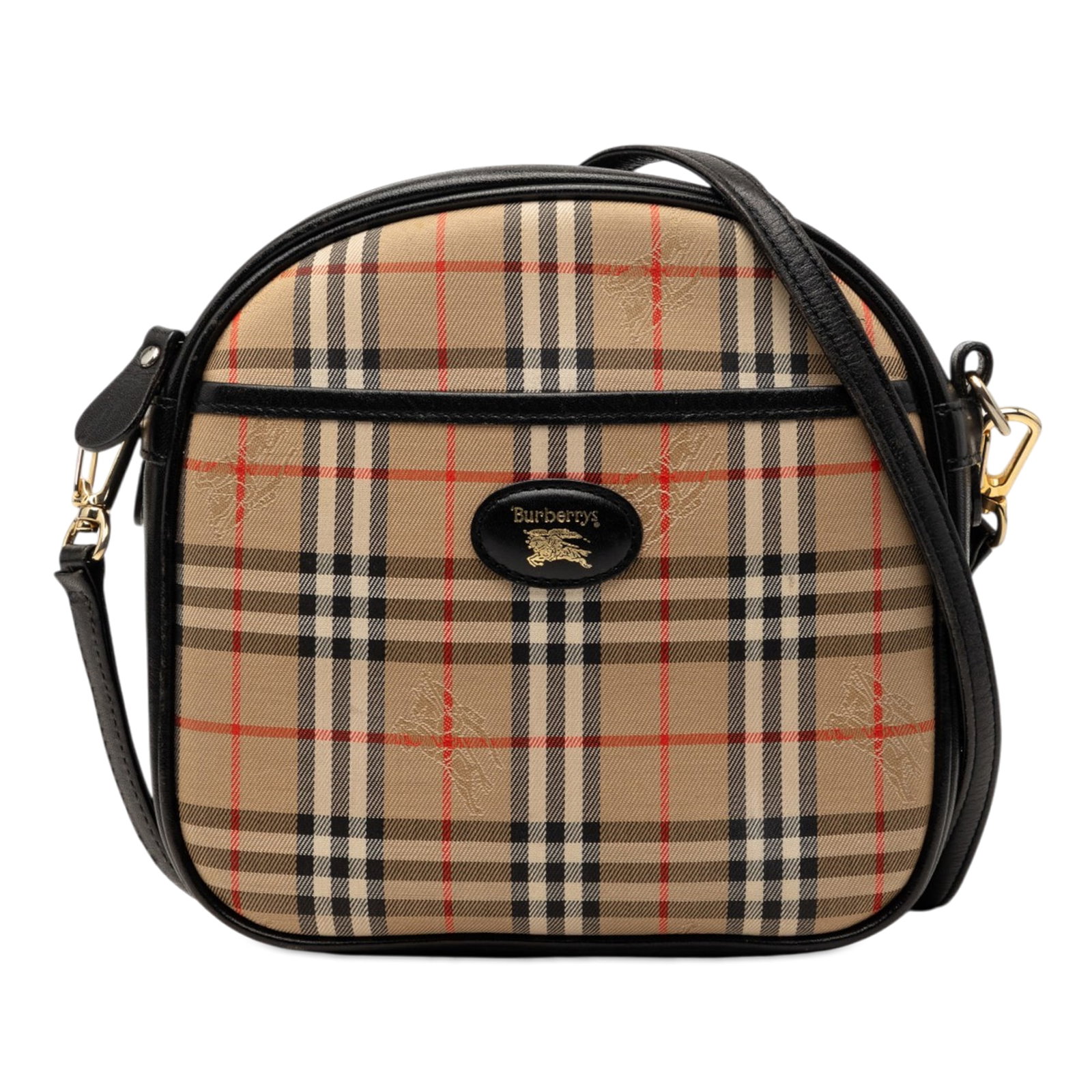 Burberry Haymarket Check Crossbody Bag Canvas Leather Trim: Burberry Haymarket Check Crossbody Bag Canvas Leather Trim This Burberry Haymarket Check Canvas Crossbody bag features the iconic haymarket check canvas with leather trim, a flat leather strap, a top 