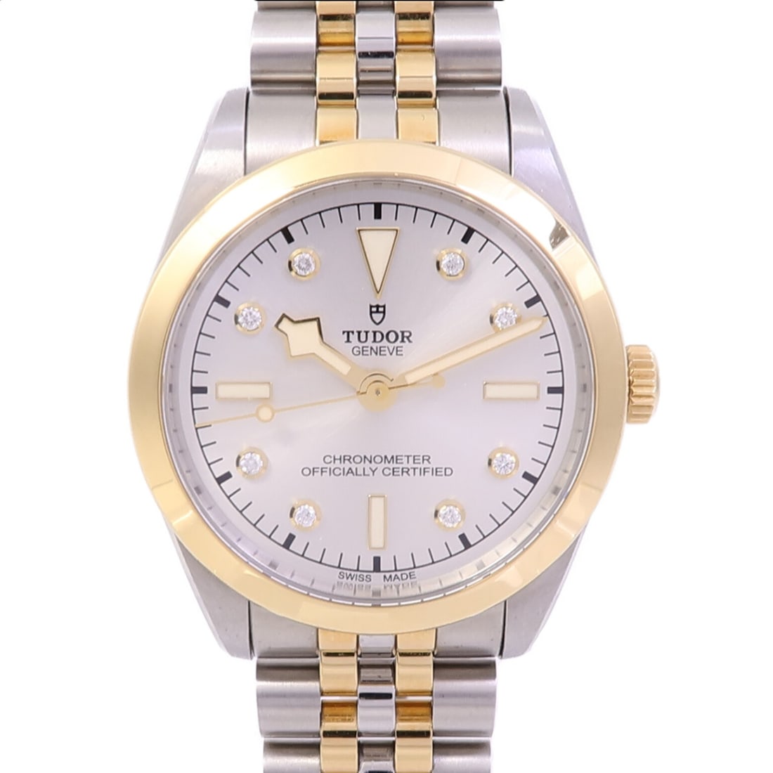 TUDOR Black Bay One 79643 Stainless Steel Automatic Wrist Watch: TUDOR Black Bay One 79643 Stainless Steel Automatic Wrist Watch This TUDOR Black Bay One 79643 is a sophisticated automatic wristwatch crafted from stainless steel with 18K yellow gold accents. Featur