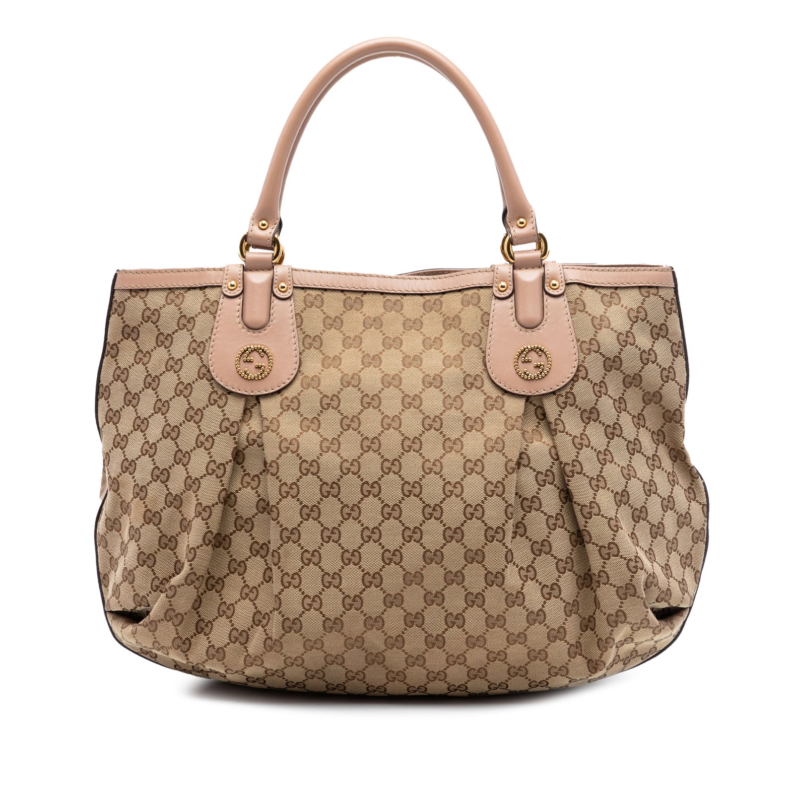 Gucci Scarlett Tote in GG Canvas with Leather Trim (1 of 7)