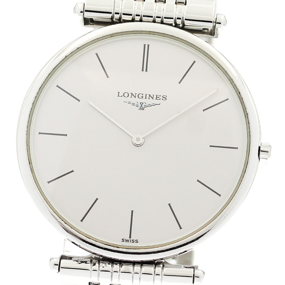 Longines Grand Classic Quartz stainless steel men's wristwatch L4.635.4 (1 of 6)