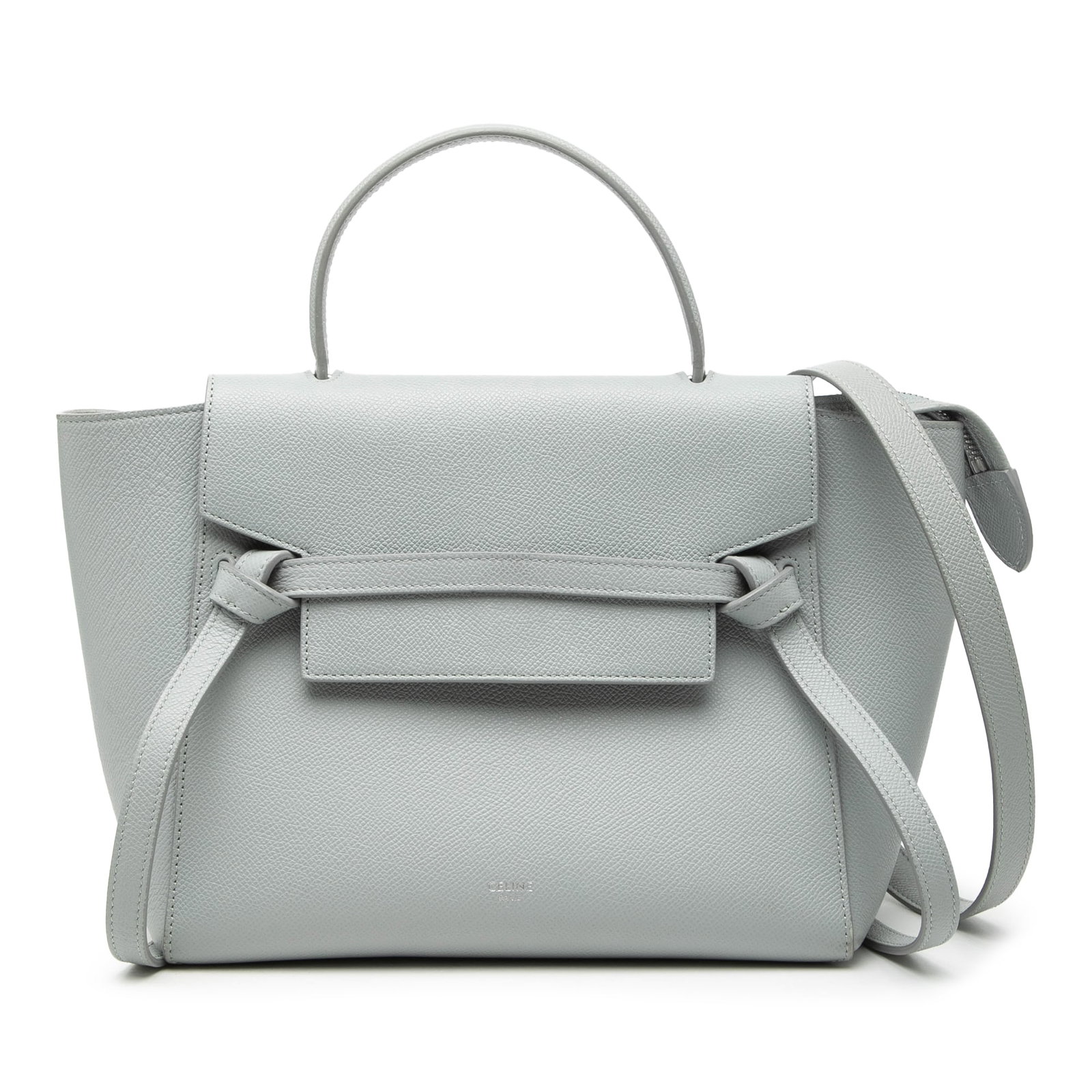 Celine Micro Grained Calfskin Gray Belt Bag (1 of 7)